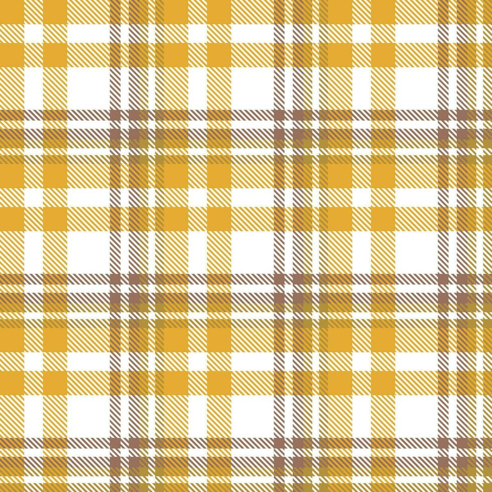 Tartan Pattern Fabric Design Background Is Made With Alternating Bands of Coloured  Pre Dyed  Threads Woven as Both Warp and Weft at Right Angles to Each Other. vector