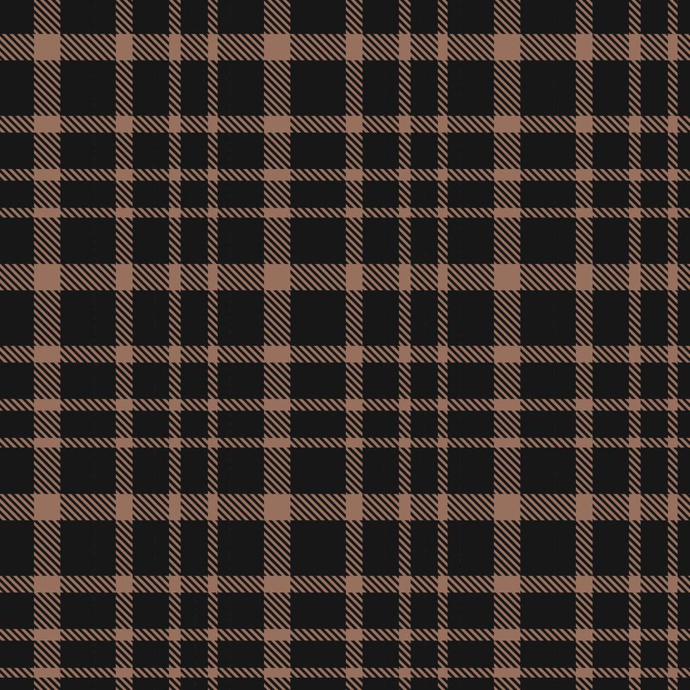 Plaid Pattern Seamless Textile Is Woven in a Simple Twill, Two Over Two Under the Warp, Advancing One Thread at Each Pass. vector