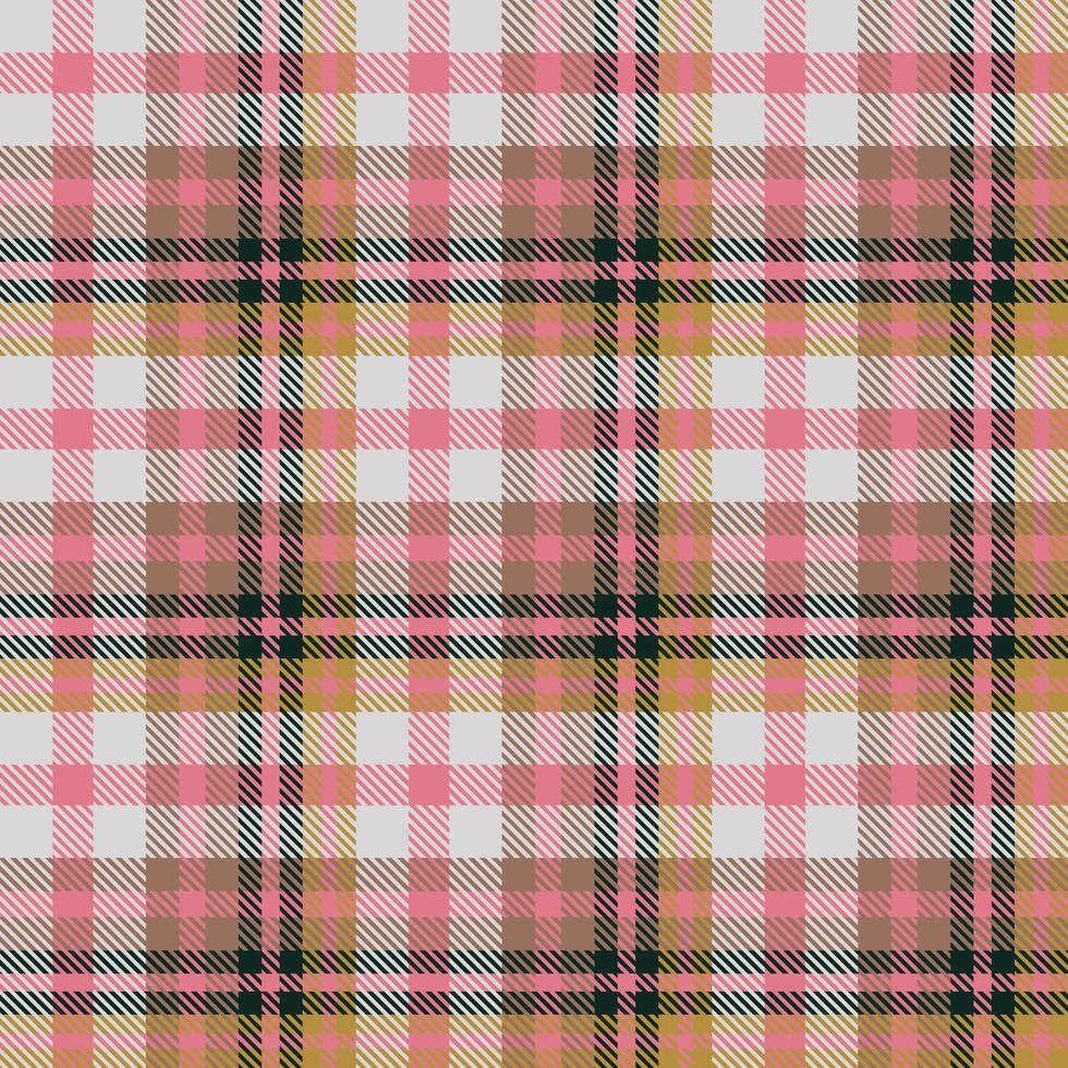 Plaid Pattern Fashion Design Texture the Resulting Blocks of Colour Repeat Vertically and Horizontally in a Distinctive Pattern of Squares and Lines Known as a Sett. Tartan Is Often Called Plaid vector