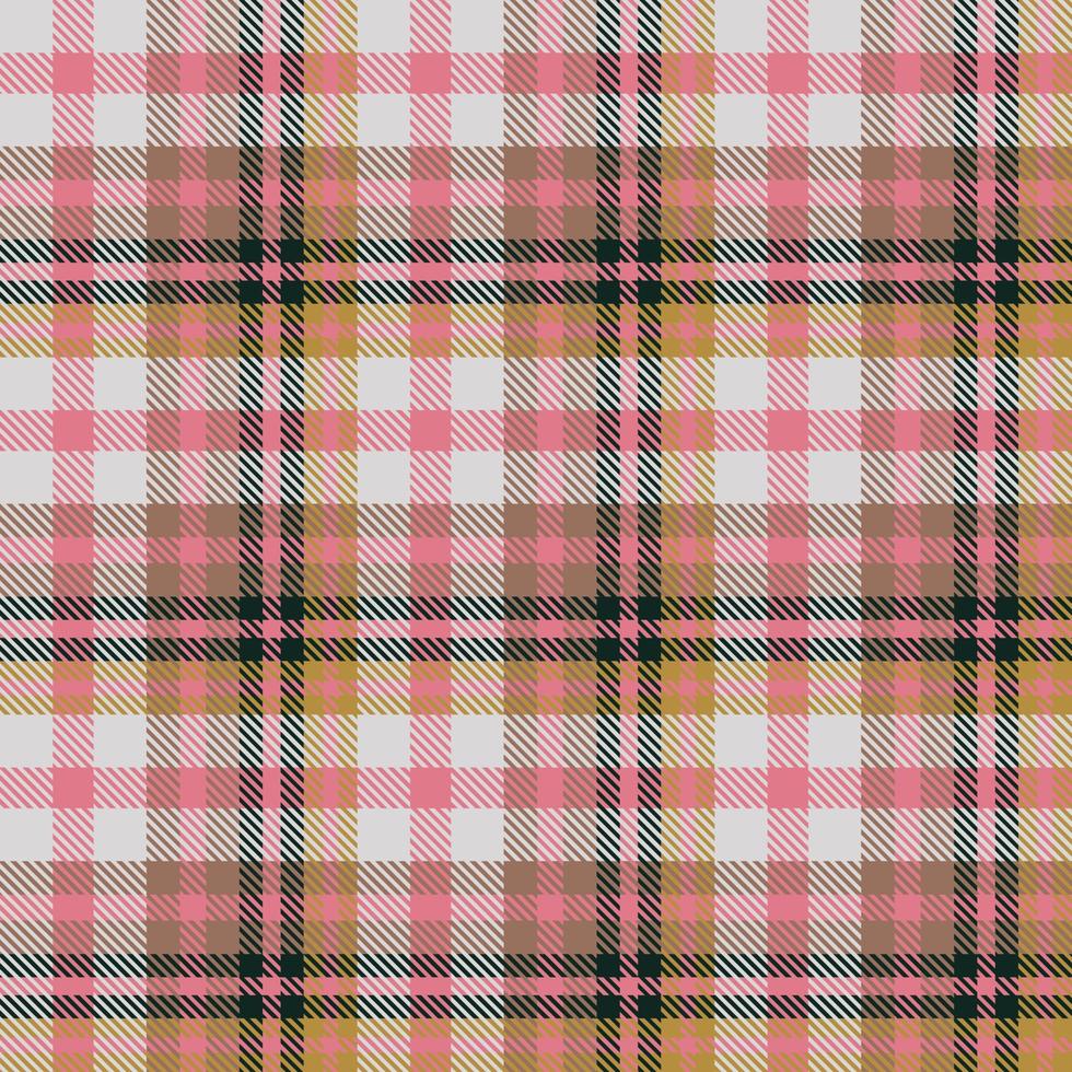 Plaid Pattern Fashion Design Texture the Resulting Blocks of Colour Repeat Vertically and Horizontally in a Distinctive Pattern of Squares and Lines Known as a Sett. Tartan Is Often Called Plaid vector