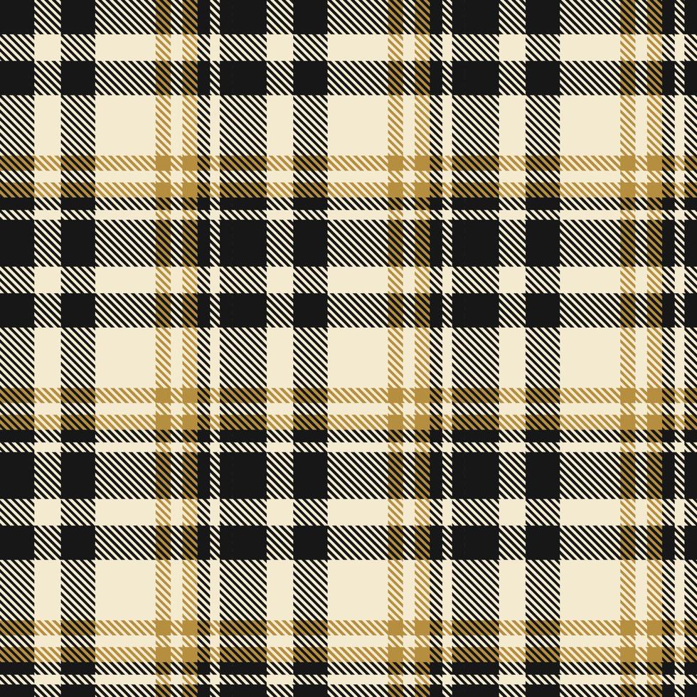 Tartan Plaid Pattern Design Textile Is Woven in a Simple Twill, Two Over Two Under the Warp, Advancing One Thread at Each Pass. vector