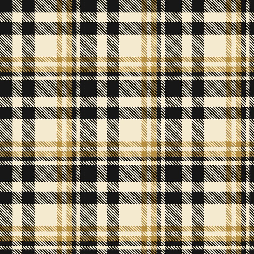 Tartan Plaid Pattern Design Textile Is Woven in a Simple Twill, Two Over Two Under the Warp, Advancing One Thread at Each Pass. vector