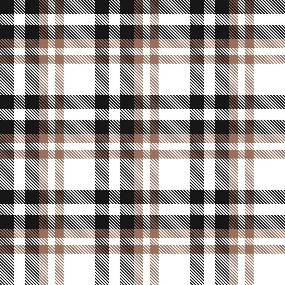 Tartan Plaid Pattern Seamless Texture Is Made With Alternating Bands of Coloured  Pre Dyed  Threads Woven as Both Warp and Weft at Right Angles to Each Other. vector