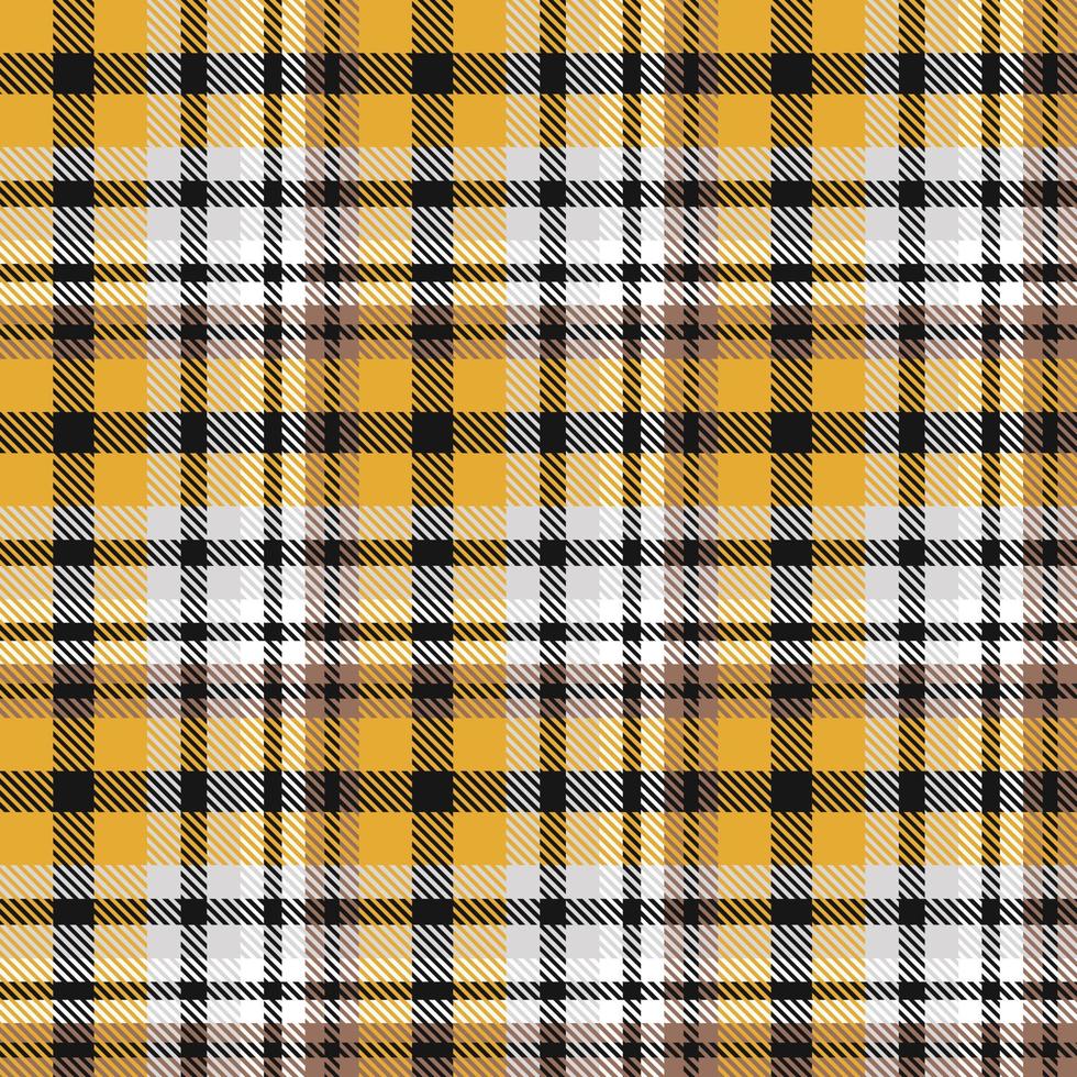 Tartan Plaid Pattern Fashion Design Texture Is Made With Alternating Bands of Coloured  Pre Dyed  Threads Woven as Both Warp and Weft at Right Angles to Each Other. vector