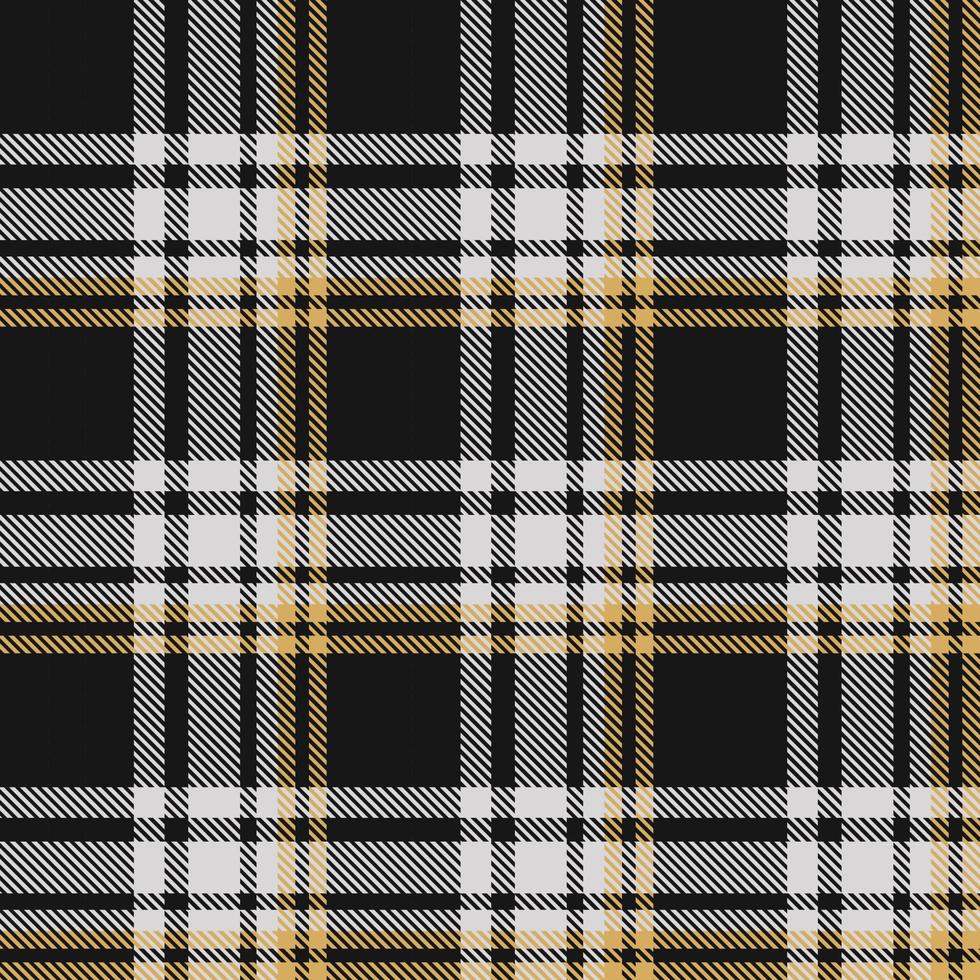 Plaid Tartan Pattern Design Textile Is Made With Alternating Bands of Coloured  Pre Dyed  Threads Woven as Both Warp and Weft at Right Angles to Each Other. vector