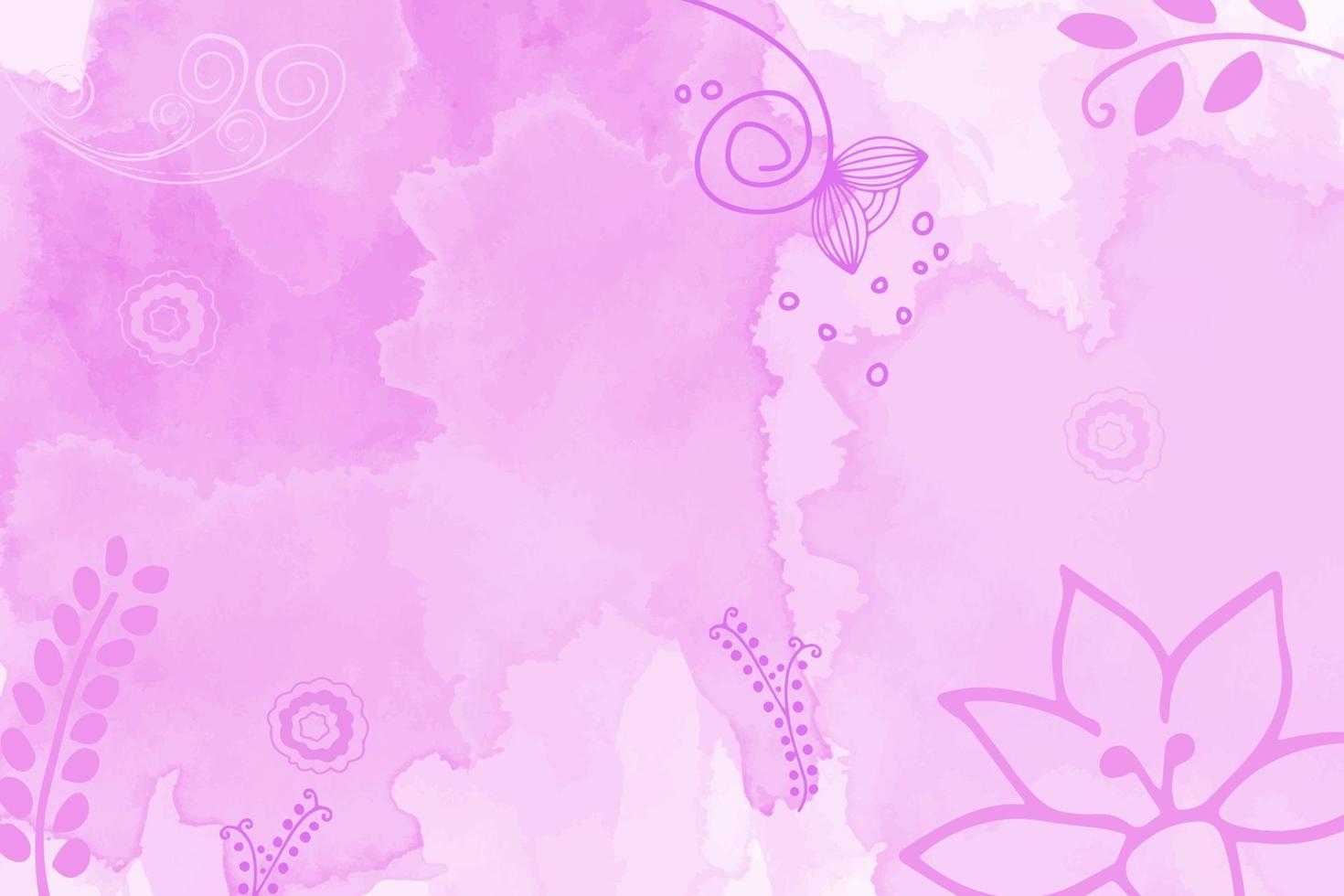 Watercolor Flower Background2-10 vector