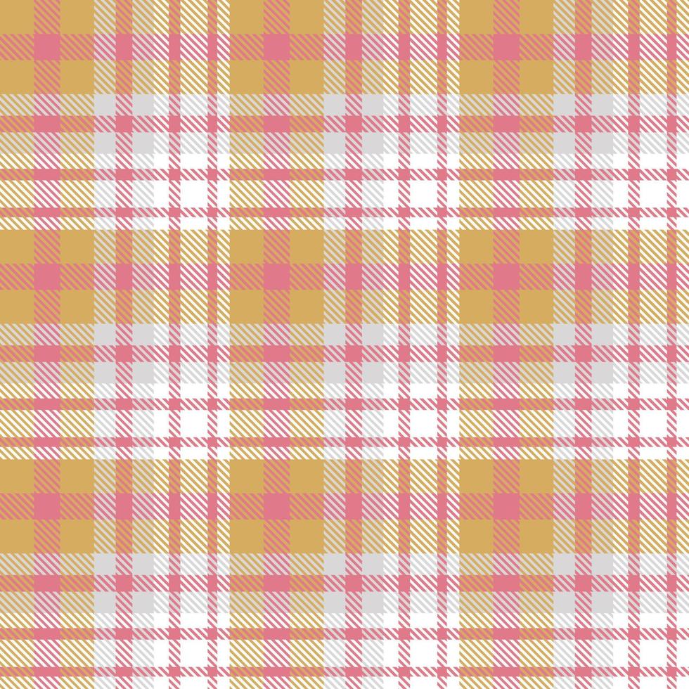 Tartan Pattern Design Textile Is a Patterned Cloth Consisting of Criss Crossed, Horizontal and Vertical Bands in Multiple Colours. Tartans Are Regarded as a Cultural Icon of Scotland. vector