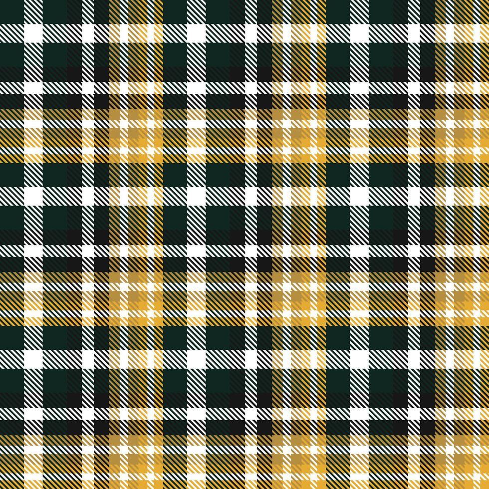Tartan Pattern Design Textile Is Woven in a Simple Twill, Two Over Two Under the Warp, Advancing One Thread at Each Pass. vector