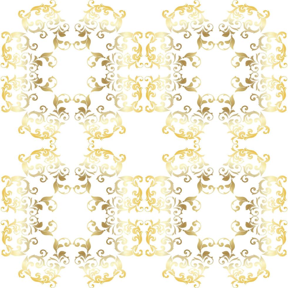 Vector damask vintage baroque scroll ornament swirl. Victorian monogram heraldic shield swirl. Retro floral leaf pattern border foliage antique acanthus calligraphy engraved tattoo. seamless pattern
