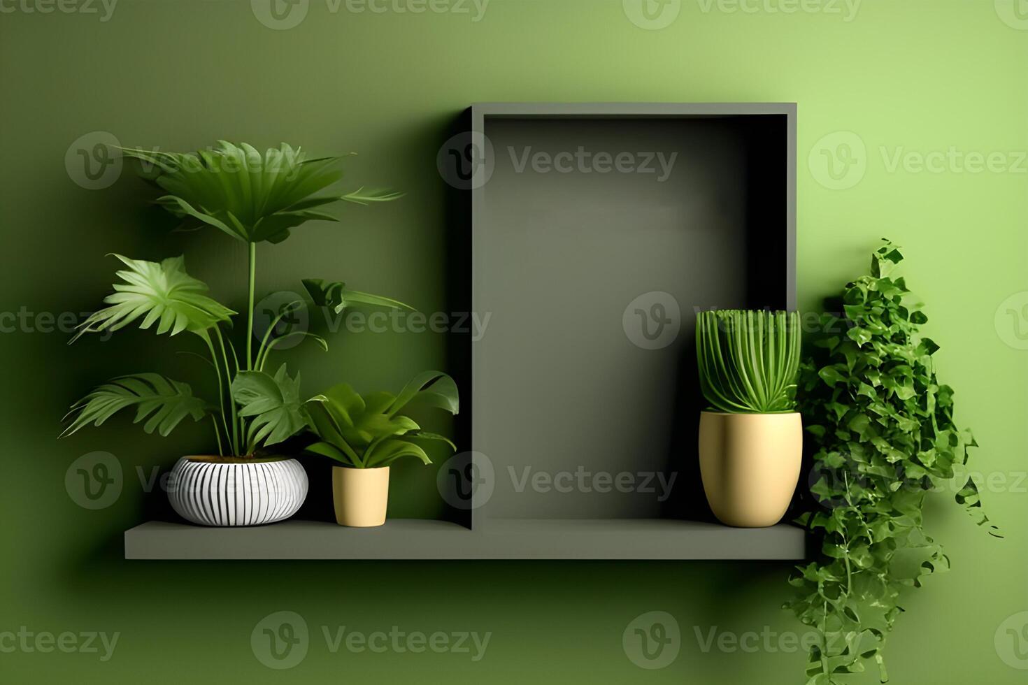 plant in the interior. . photo