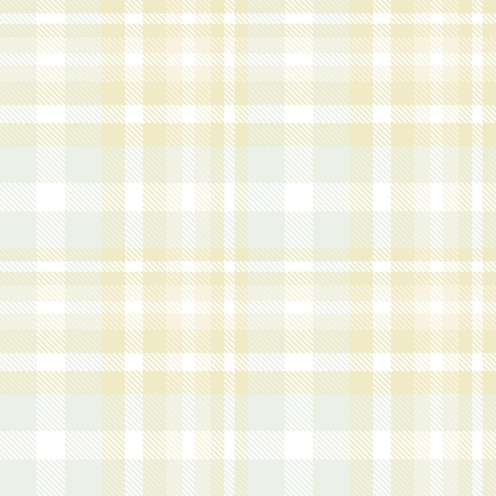 Pastel Tartan Pattern Fabric Design Texture Is Woven in a Simple Twill, Two Over Two Under the Warp, Advancing One Thread at Each Pass. vector