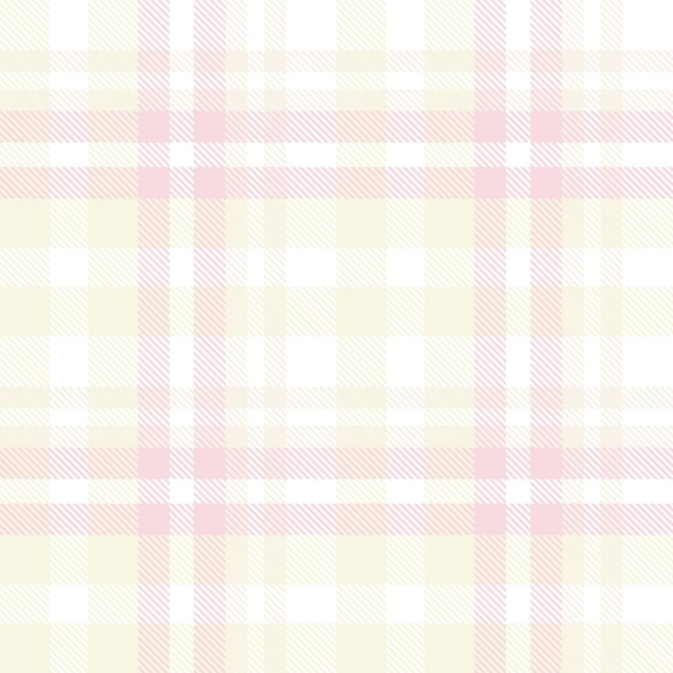 Pastel Tartan Pattern Fashion Design Texture Is a Patterned Cloth Consisting of Criss Crossed, Horizontal and Vertical Bands in Multiple Colours. Tartans Are Regarded as a Cultural Scotland. vector