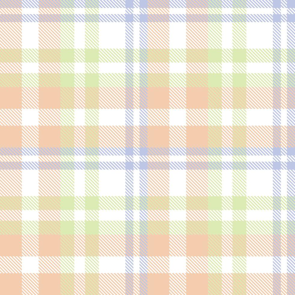 Pastel Plaid Pattern Design Textile Is a Patterned Cloth Consisting of Criss Crossed, Horizontal and Vertical Bands in Multiple Colours. Tartans Are Regarded as a Cultural Scotland. vector