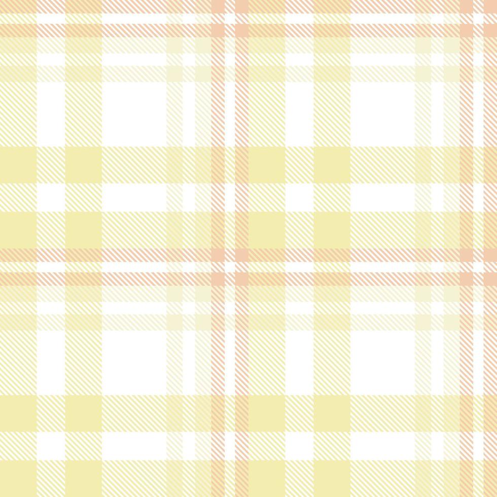 Pastel Plaid Pattern Design Textile Is Made With Alternating Bands of Coloured  Pre Dyed  Threads Woven as Both Warp and Weft at Right Angles to Each Other. vector