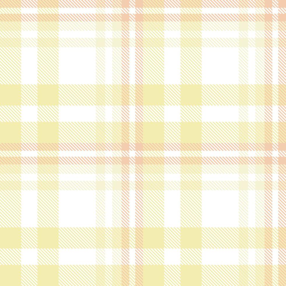 Pastel Plaid Pattern Design Textile Is Made With Alternating Bands of Coloured  Pre Dyed  Threads Woven as Both Warp and Weft at Right Angles to Each Other. vector