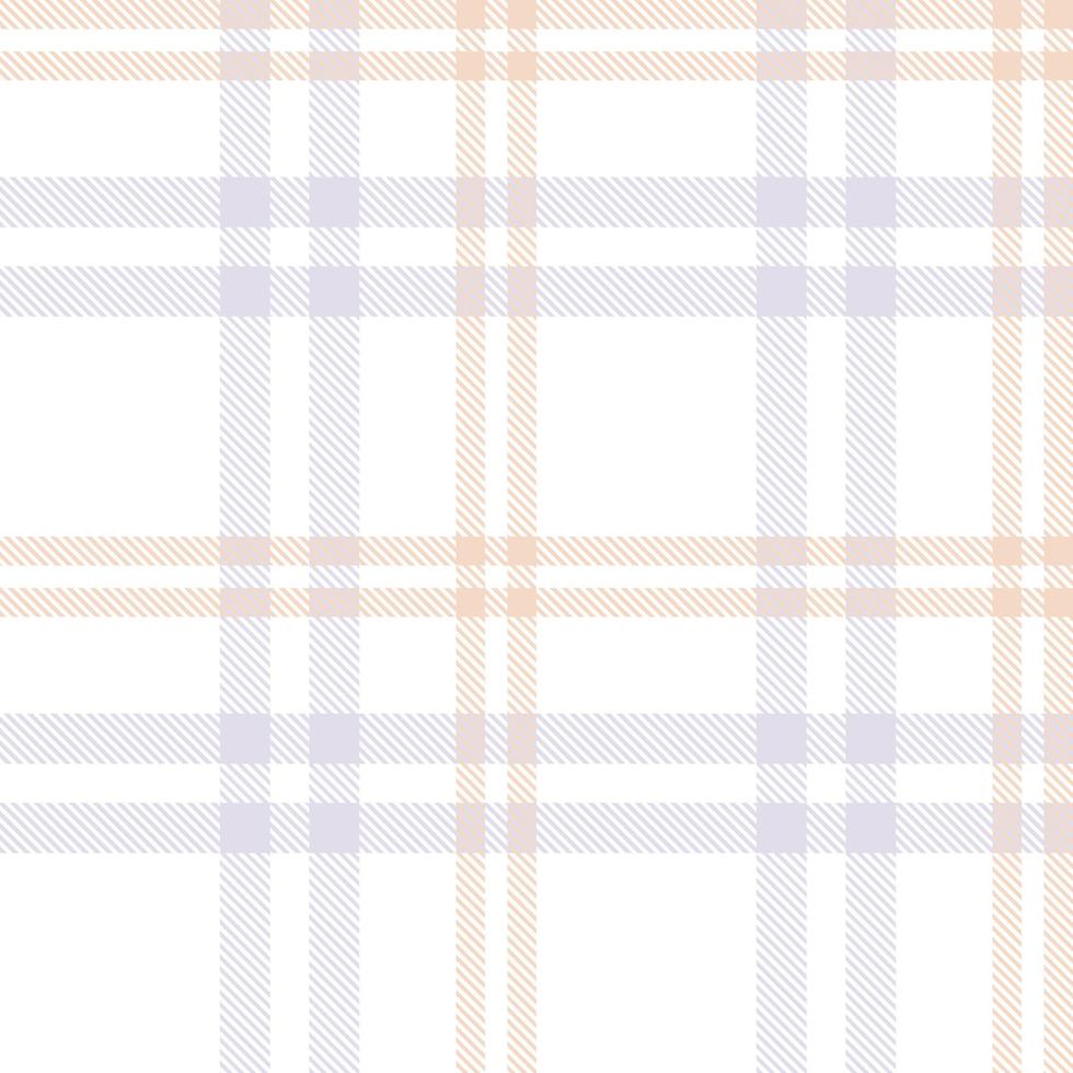 Pastel Plaid Pattern Design Texture Is Woven in a Simple Twill, Two Over Two Under the Warp, Advancing One Thread at Each Pass. vector