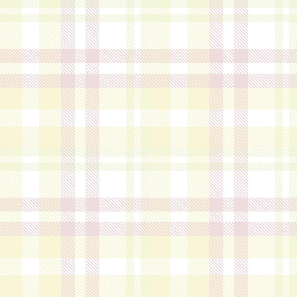 Pastel Plaid Pattern Fabric Design Background Is a Patterned Cloth Consisting of Criss Crossed, Horizontal and Vertical Bands in Multiple Colours. Tartans Are Regarded as a Cultural Scotland. vector