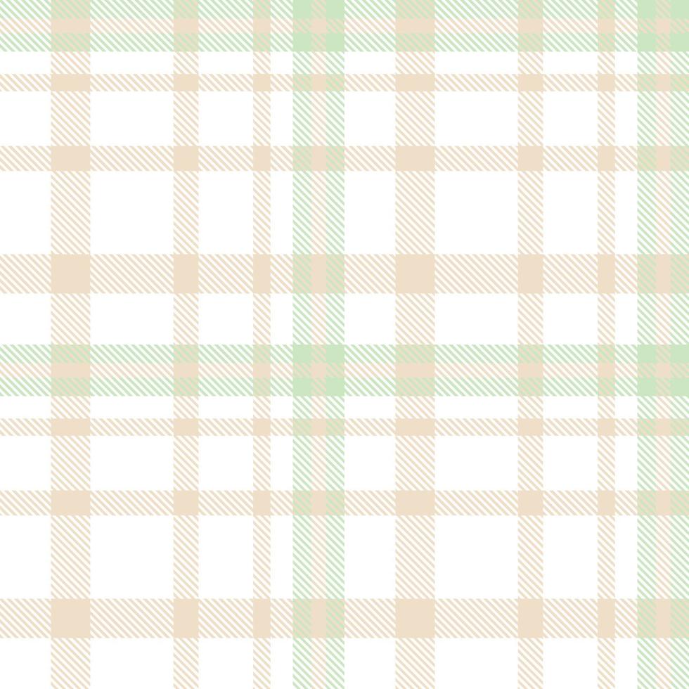 Pastel Plaid Pattern Fabric Vector Design Is Woven in a Simple Twill, Two Over Two Under the Warp, Advancing One Thread at Each Pass.