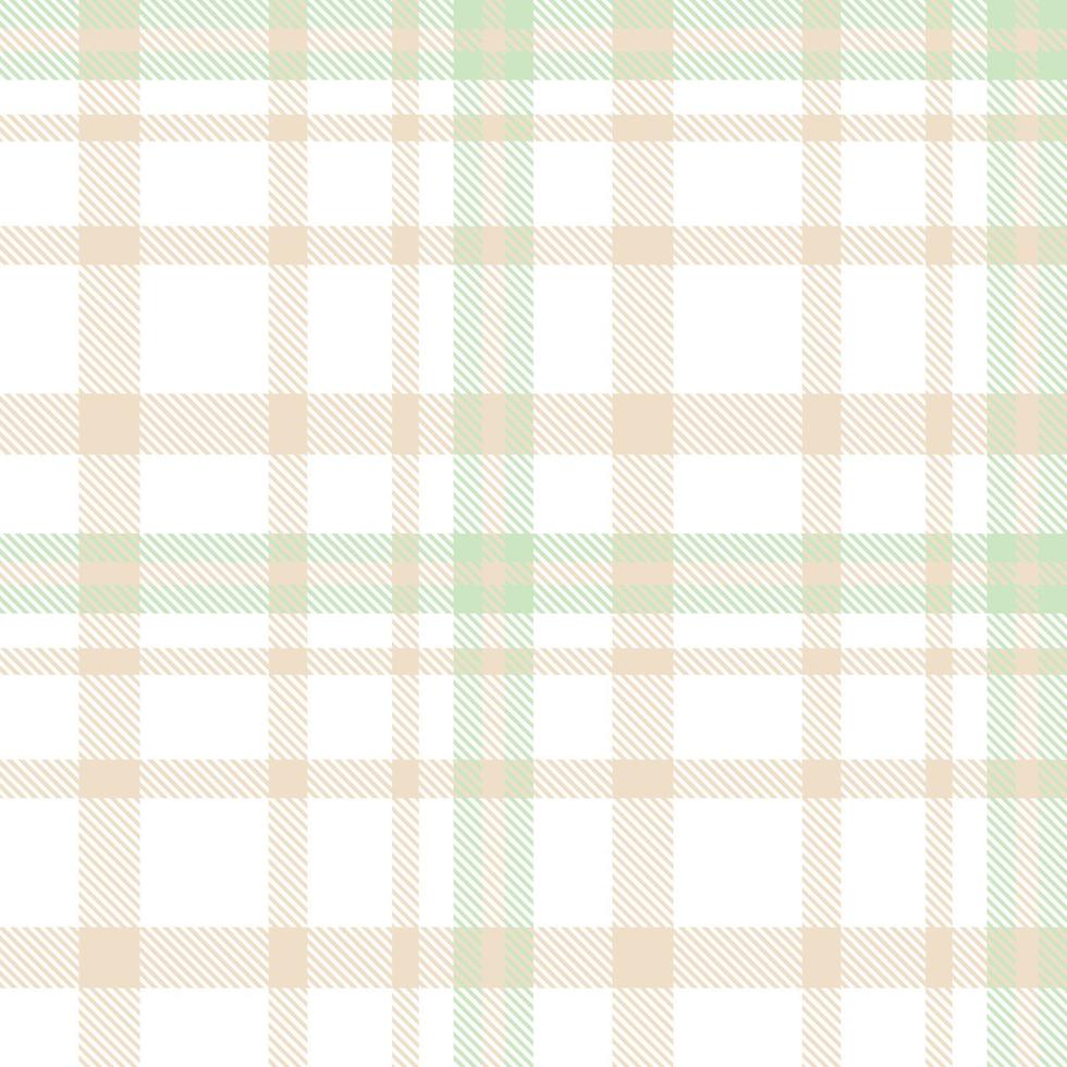 Pastel Plaid Pattern Fabric Vector Design Is Woven in a Simple Twill, Two Over Two Under the Warp, Advancing One Thread at Each Pass.