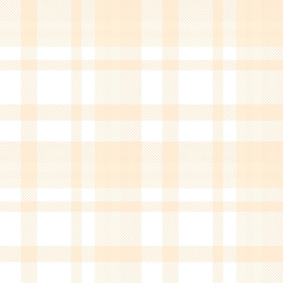 Pastel Tartan Plaid Pattern Seamless Texture Is Woven in a Simple Twill, Two Over Two Under the Warp, Advancing One Thread at Each Pass. vector