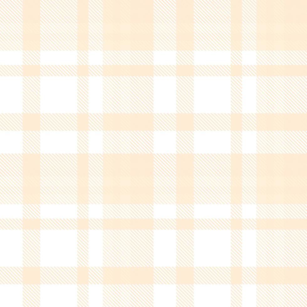 Pastel Tartan Plaid Pattern Seamless Texture Is Woven in a Simple Twill, Two Over Two Under the Warp, Advancing One Thread at Each Pass. vector