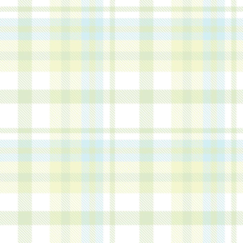 Pastel Tartan Plaid Pattern Design Textile the Resulting Blocks of Colour Repeat Vertically and Horizontally in a Distinctive Pattern of Squares and Lines Known as a Sett. Tartan Is Plaid vector
