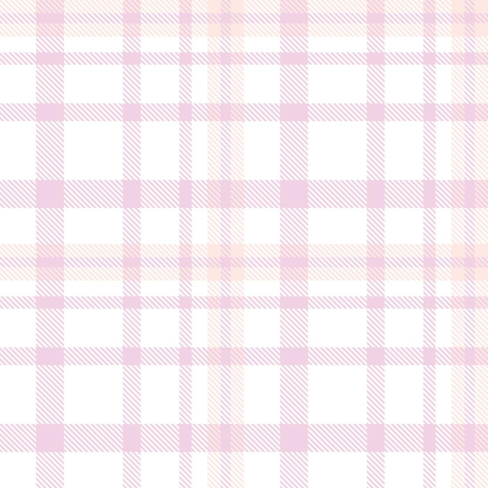Pastel Tartan Plaid Pattern Fabric Vector Design the Resulting Blocks of Colour Repeat Vertically and Horizontally in a Distinctive Pattern of Squares and Lines Known as a Sett. Tartan Is Plaid