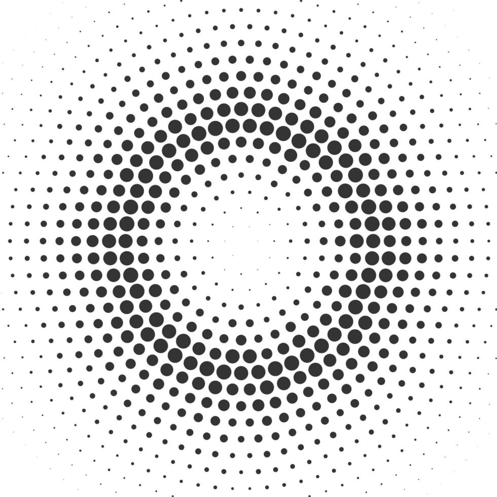 Abstract circle dotted background vector illustration
