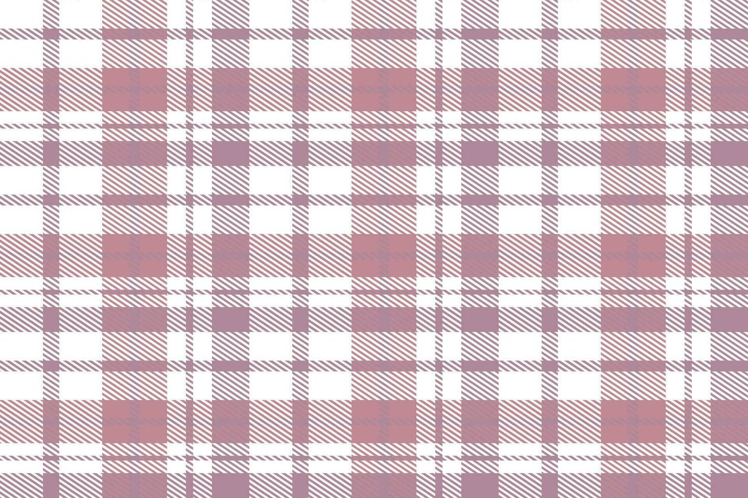Purple Tartan Pattern Seamless Texture Is Woven in a Simple Twill, Two Over Two Under the Warp, Advancing One Thread at Each Pass. vector