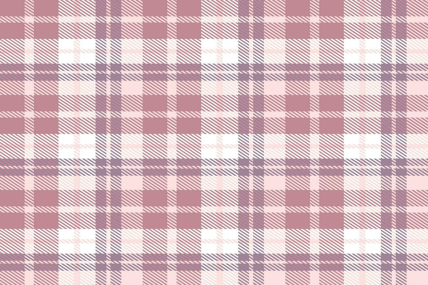 Purple Tartan Pattern Fabric Design Texture Is Made With Alternating Bands of Coloured  Pre Dyed  Threads Woven as Both Warp and Weft at Right Angles to Each Other. vector