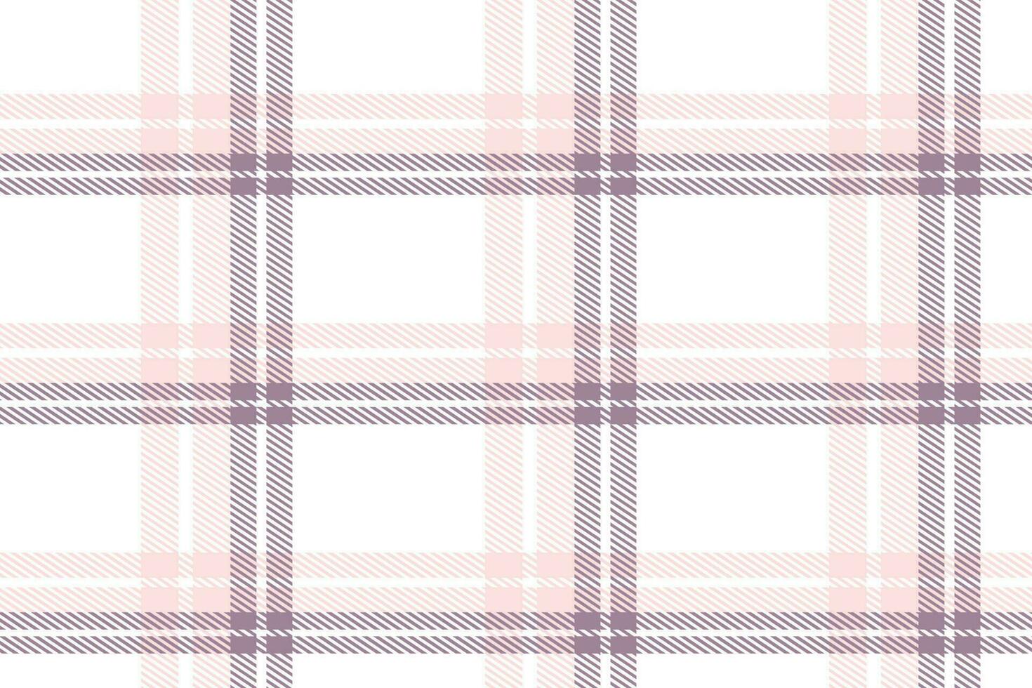Purple Tartan Pattern Design Texture Is Woven in a Simple Twill, Two Over Two Under the Warp, Advancing One Thread at Each Pass. vector