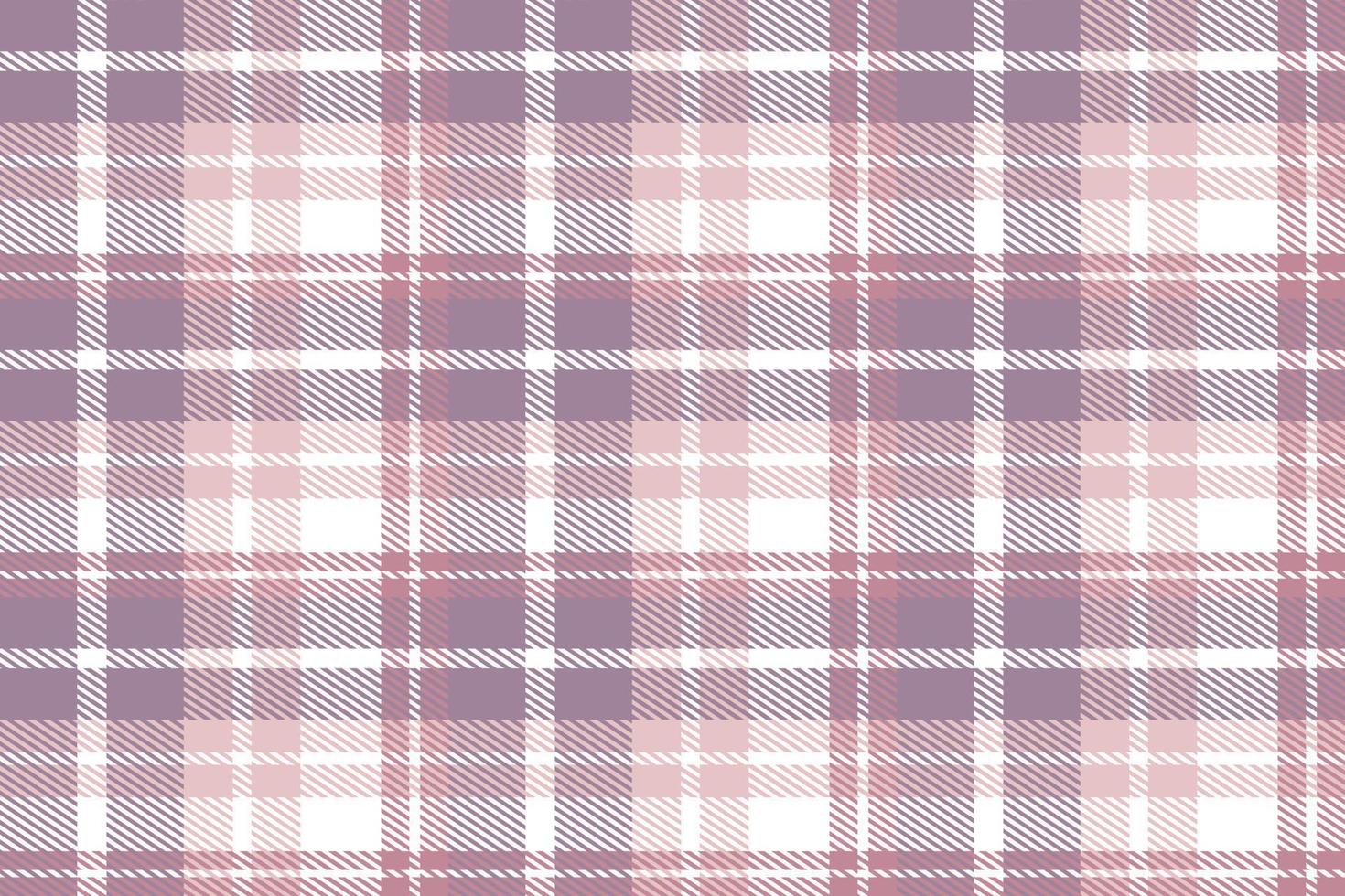 Purple Tartan Pattern Fabric Vector Design the Resulting Blocks of Colour Repeat Vertically and Horizontally in a Distinctive Pattern of Squares and Lines Known as a Sett. Tartan Is Plaid