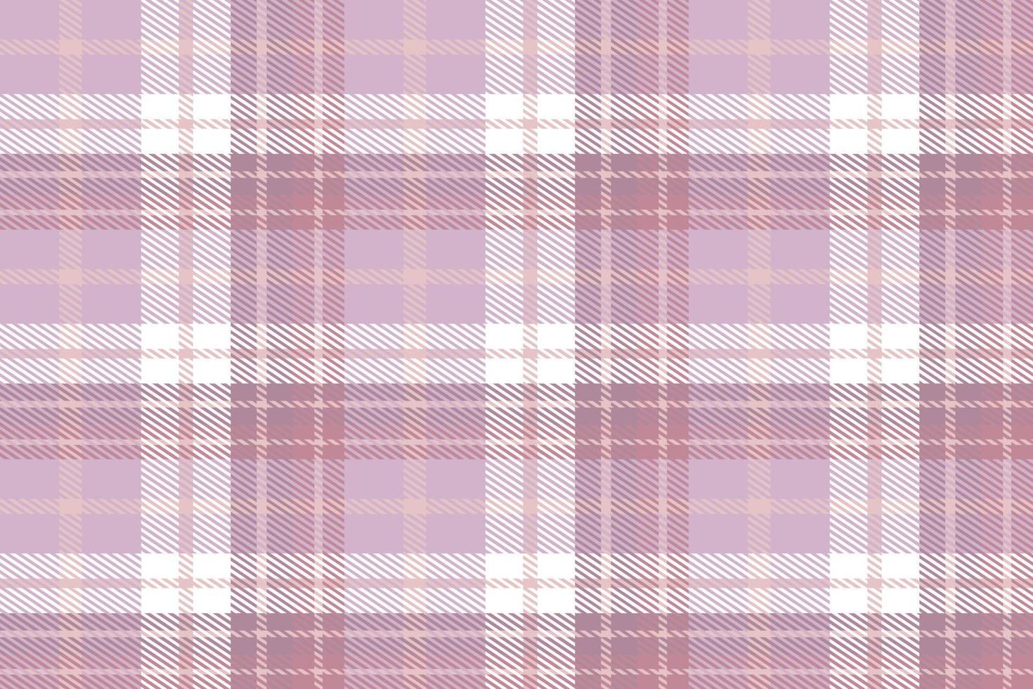 Purple Tartan Pattern Fabric Design Background Is Made With Alternating Bands of Coloured  Pre Dyed  Threads Woven as Both Warp and Weft at Right Angles to Each Other. vector