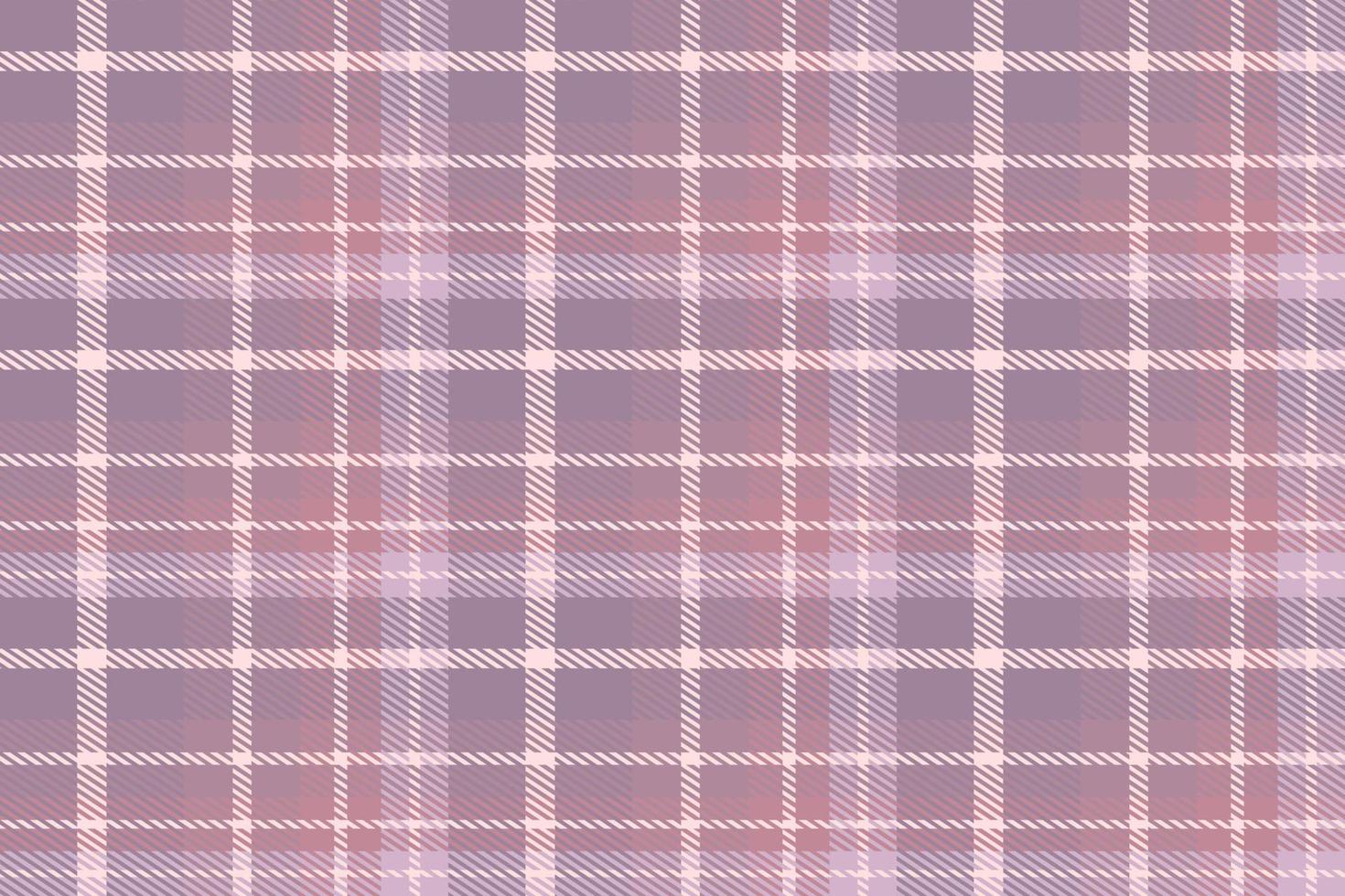 Purple Tartan Pattern Fabric Design Background Is Woven in a Simple Twill, Two Over Two Under the Warp, Advancing One Thread at Each Pass. vector