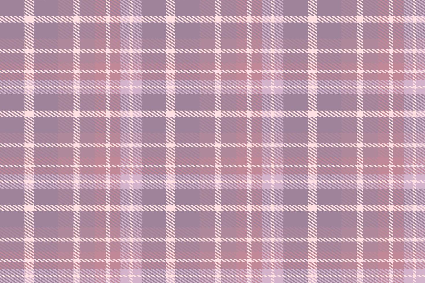 Purple Tartan Pattern Fabric Design Background Is Woven in a Simple Twill, Two Over Two Under the Warp, Advancing One Thread at Each Pass. vector