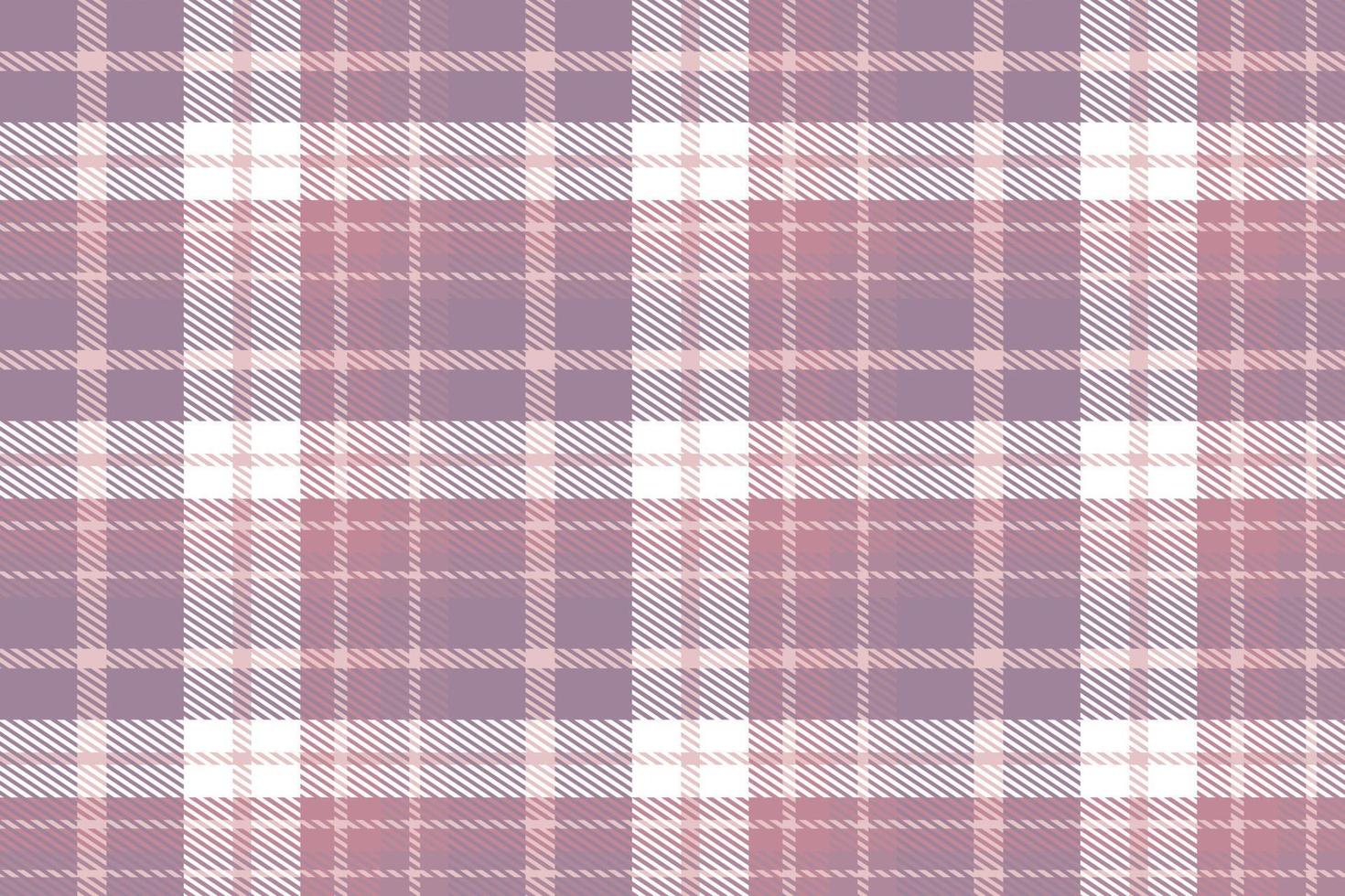 Purple Plaid Pattern Design Texture Is Made With Alternating Bands of Coloured  Pre Dyed  Threads Woven as Both Warp and Weft at Right Angles to Each Other. vector