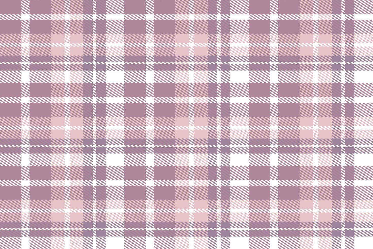 Purple Plaid Pattern Fabric Design Texture Is Made With Alternating Bands of Coloured  Pre Dyed  Threads Woven as Both Warp and Weft at Right Angles to Each Other. vector