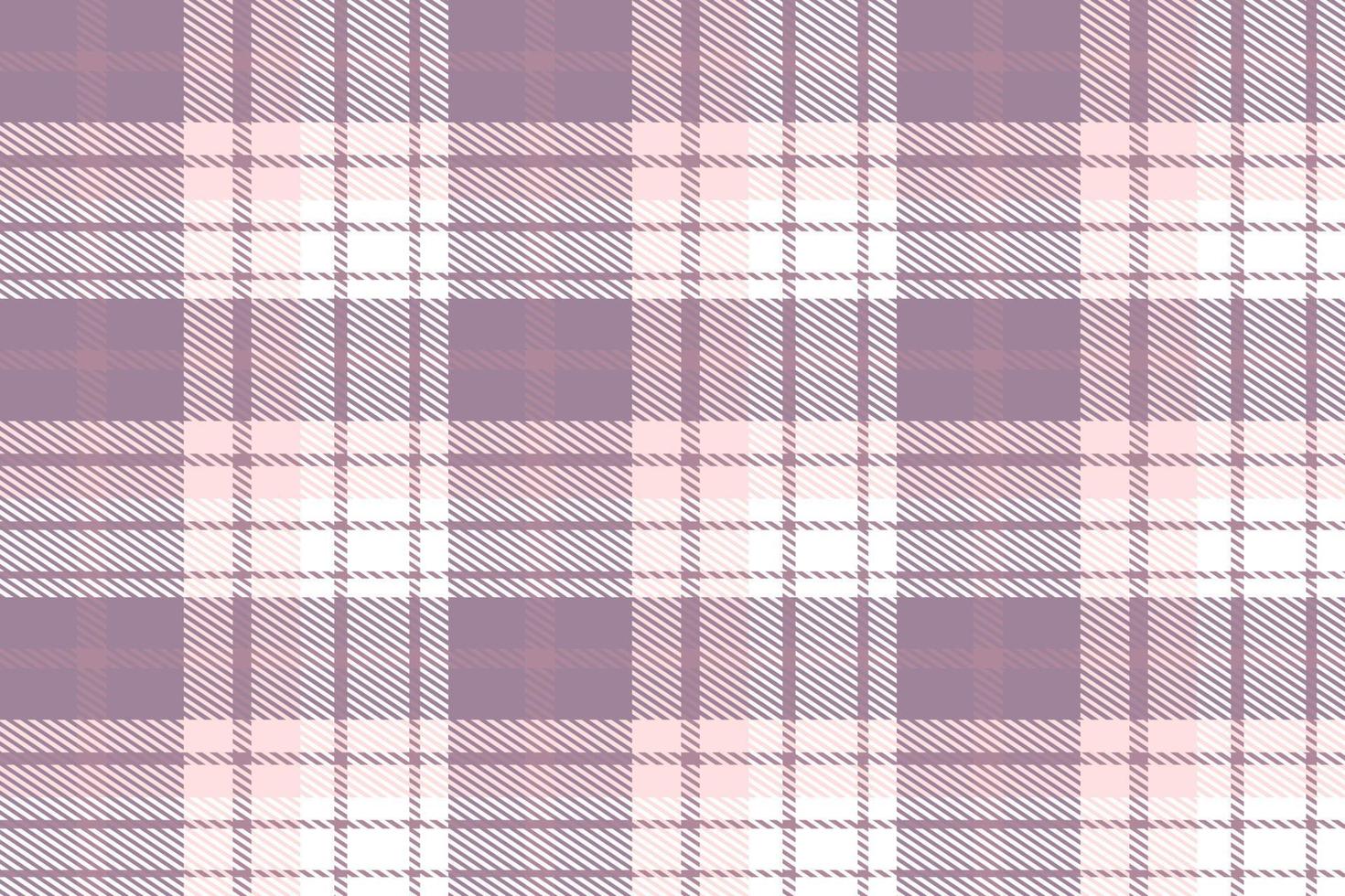 Purple Plaid Pattern Fashion Design Texture Is Made With Alternating Bands of Coloured  Pre Dyed  Threads Woven as Both Warp and Weft at Right Angles to Each Other. vector
