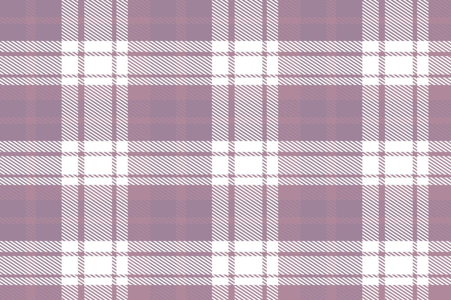 Purple Tartan Plaid Pattern Design Texture Is Made With Alternating Bands of Coloured  Pre Dyed  Threads Woven as Both Warp and Weft at Right Angles to Each Other. vector