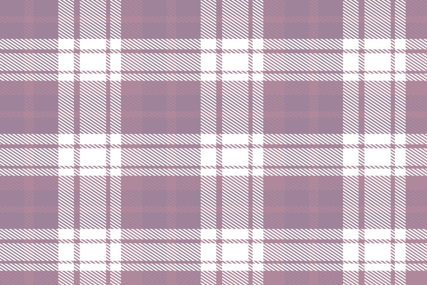 Purple Tartan Plaid Pattern Design Texture Is Made With Alternating Bands of Coloured  Pre Dyed  Threads Woven as Both Warp and Weft at Right Angles to Each Other. vector