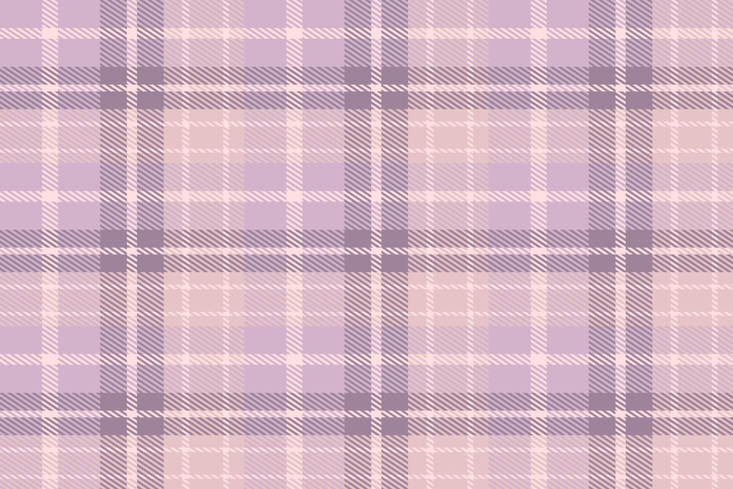 Purple Tartan Plaid Pattern Fashion Design Texture Is Made With Alternating Bands of Coloured  Pre Dyed  Threads Woven as Both Warp and Weft at Right Angles to Each Other. vector