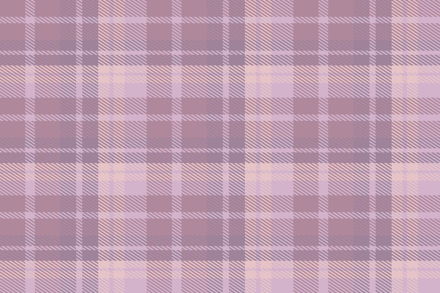 Purple Tartan Plaid Pattern Fabric Vector Design Is Woven in a Simple Twill, Two Over Two Under the Warp, Advancing One Thread at Each Pass.