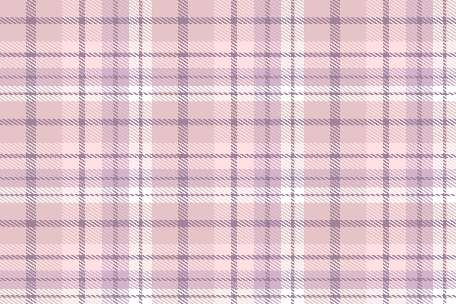 Purple Tartan Plaid Pattern Fabric Design Background Is Made With Alternating Bands of Coloured  Pre Dyed  Threads Woven as Both Warp and Weft at Right Angles to Each Other. vector