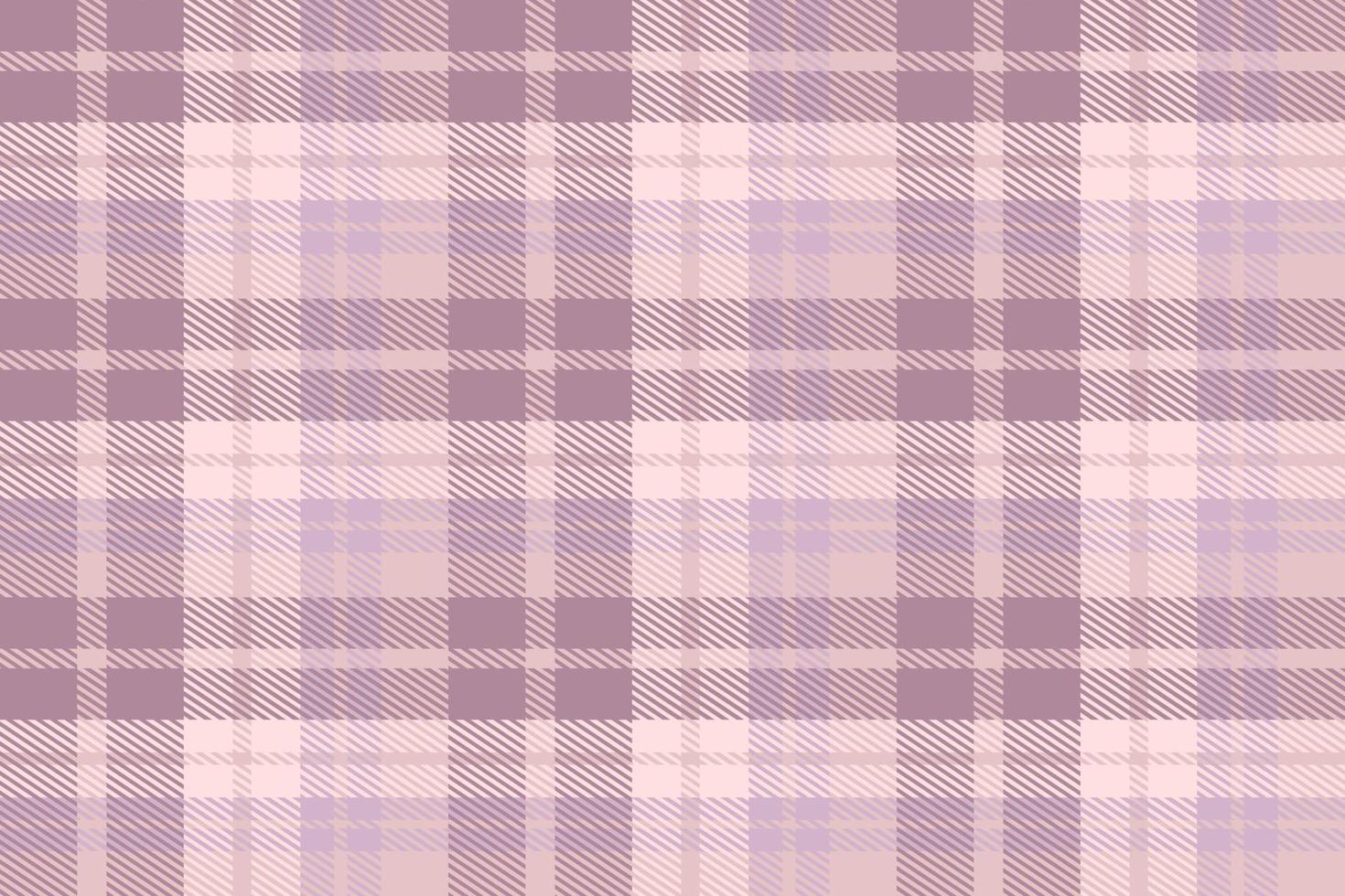 Purple Tartan Plaid Pattern Fabric Design Background Is Woven in a Simple Twill, Two Over Two Under the Warp, Advancing One Thread at Each Pass. vector