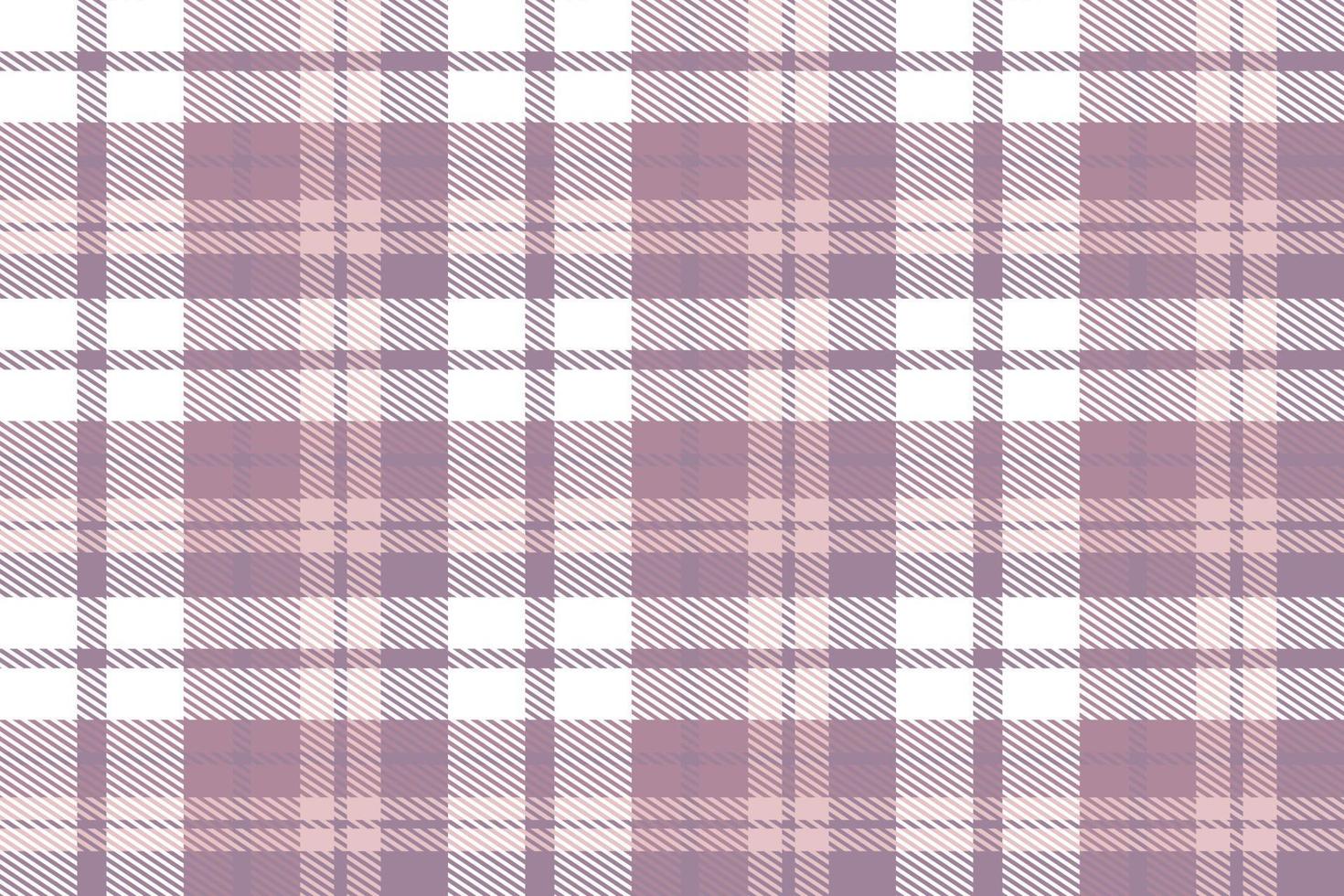 Purple Plaid Tartan Pattern Seamless Textile Is Made With Alternating Bands of Coloured  Pre Dyed  Threads Woven as Both Warp and Weft at Right Angles to Each Other. vector