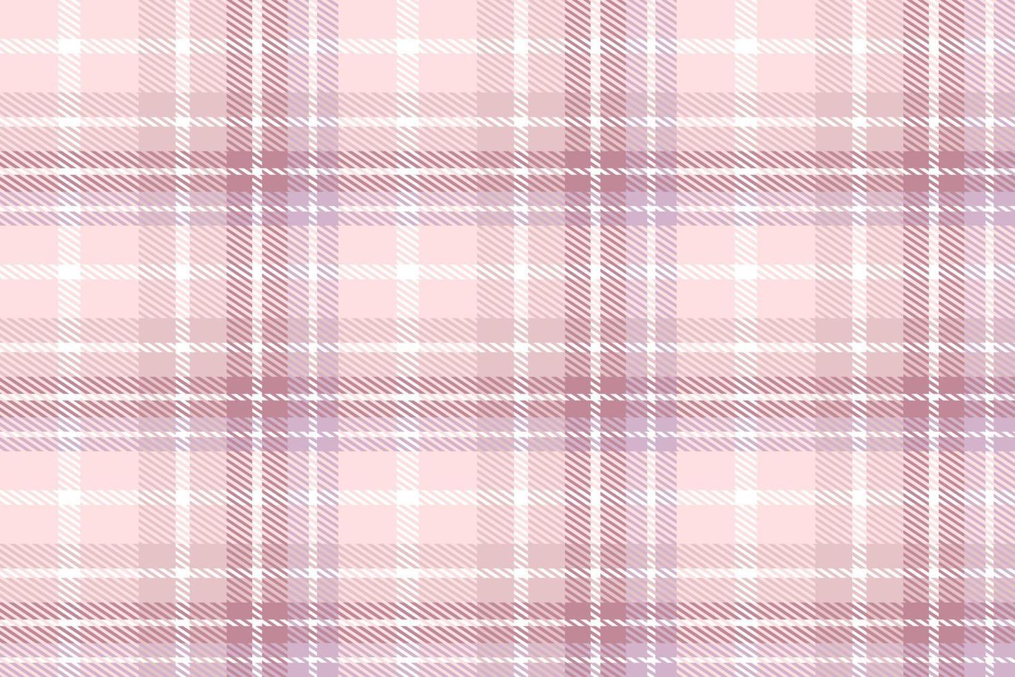 Purple Plaid Tartan Pattern Design Textile Is Made With Alternating Bands of Coloured  Pre Dyed  Threads Woven as Both Warp and Weft at Right Angles to Each Other. vector