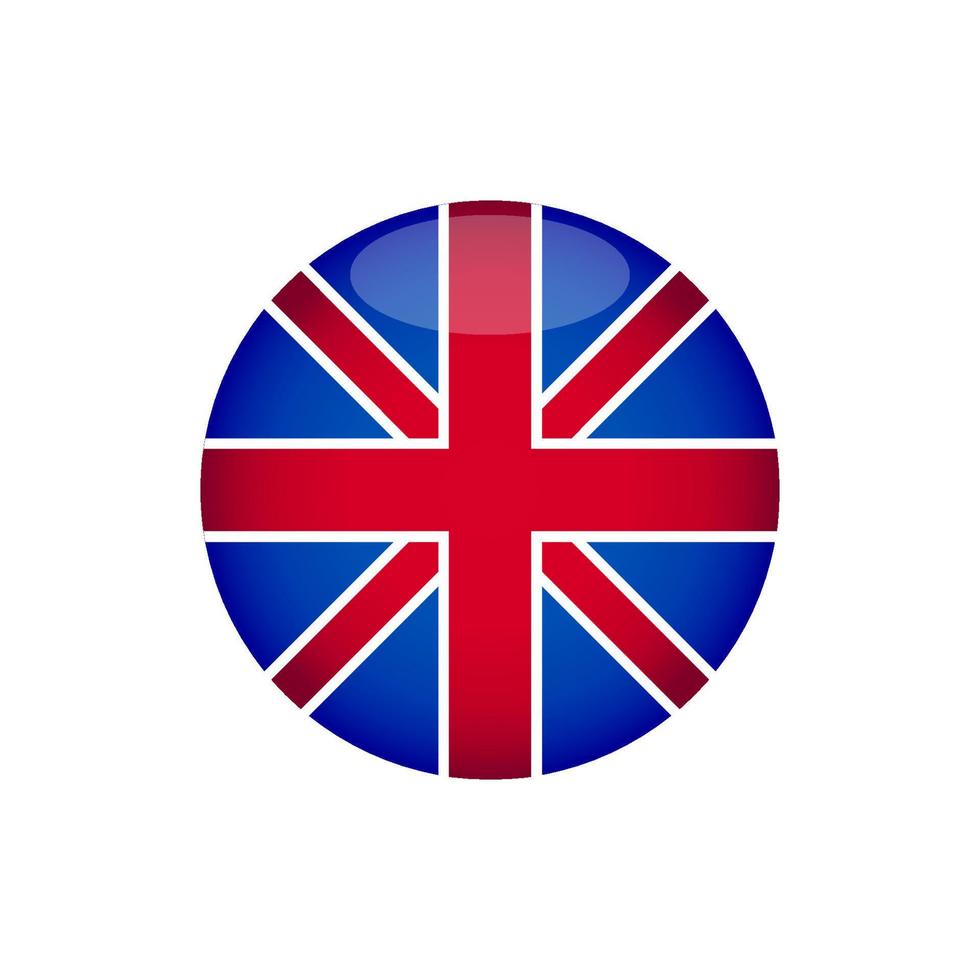 Inglaterra bandera icono vector diseño plantillas sencillo elegante concepto