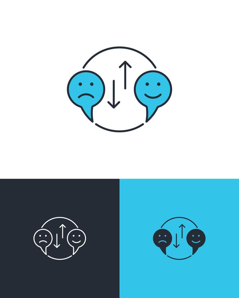 Customer Satisfaction Feedback Icon vector