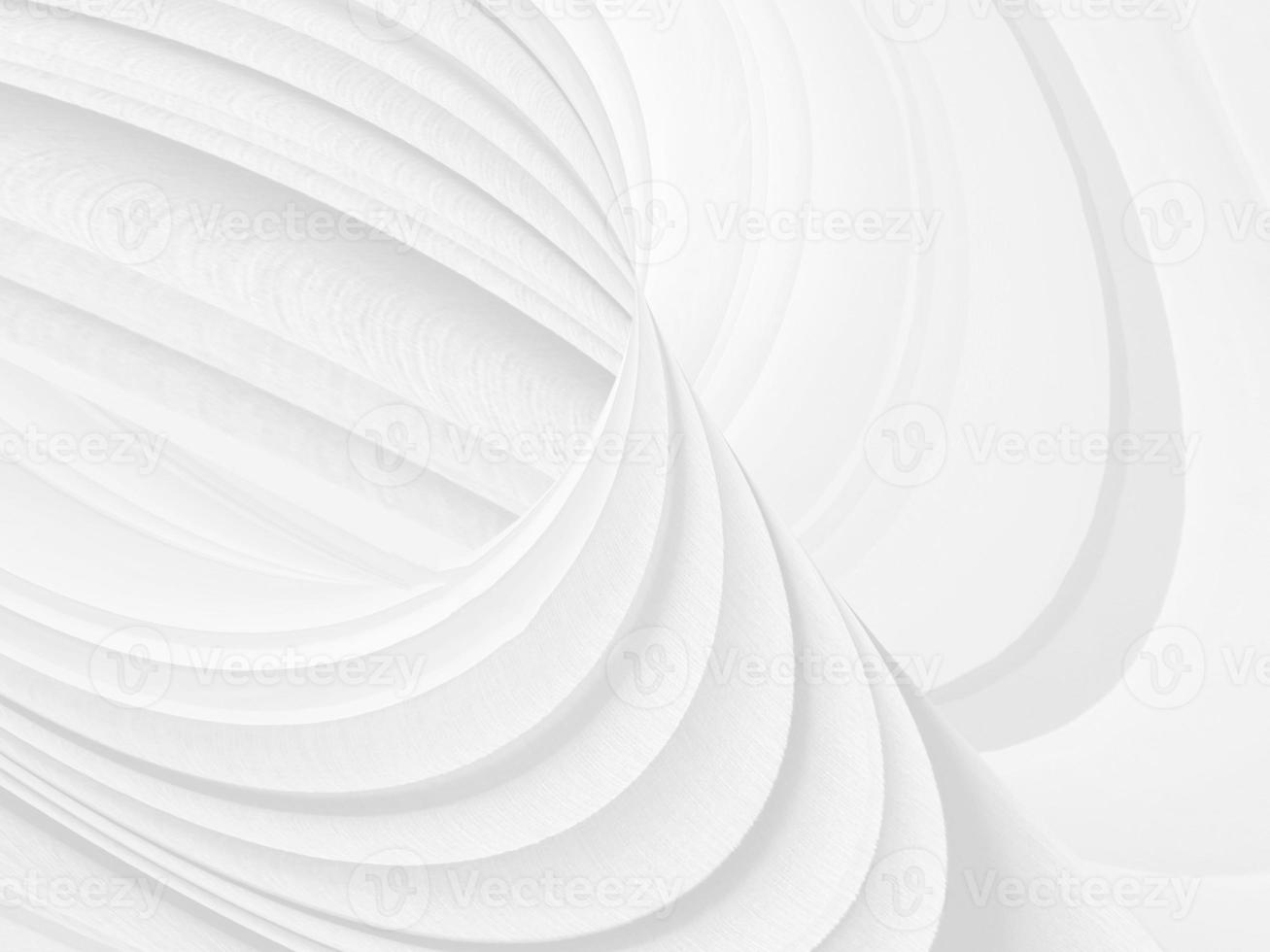 soft fabric Clean fashion woven beautiful abstract smooth curve shape decorative textile white background photo