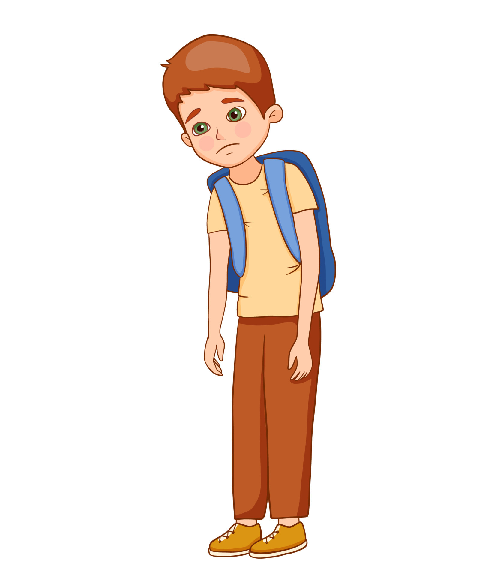 Boy Standing Back Boy Standing Back